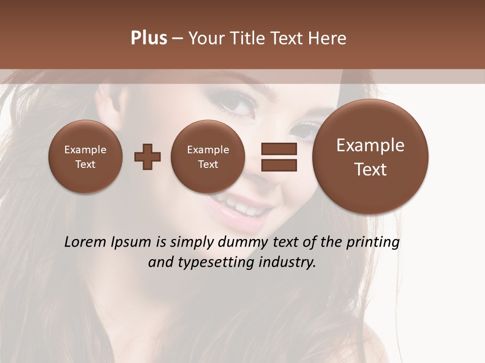 Isolated Elegance Young PowerPoint Template
