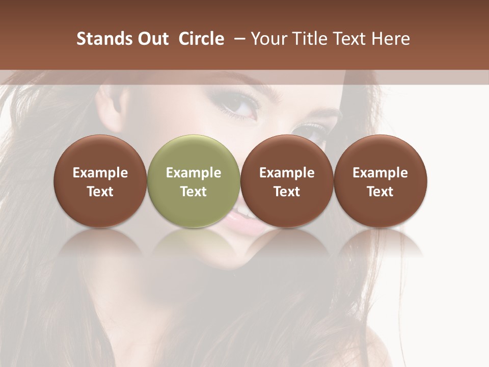 Isolated Elegance Young PowerPoint Template