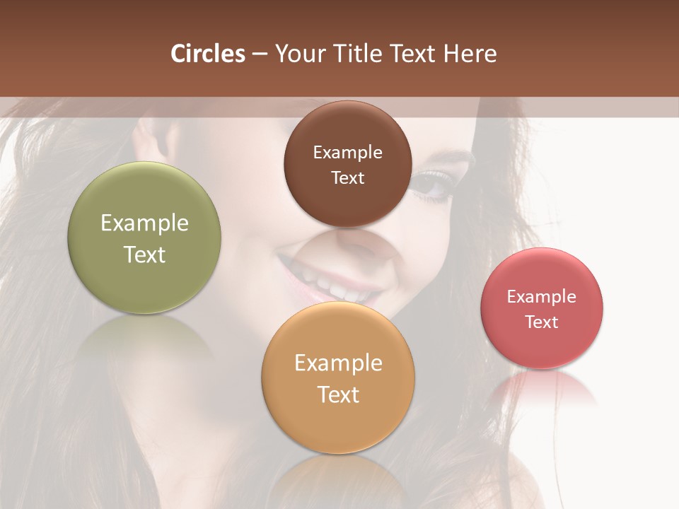 Isolated Elegance Young PowerPoint Template