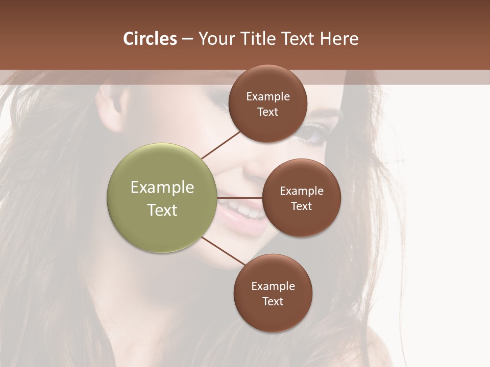 Isolated Elegance Young PowerPoint Template
