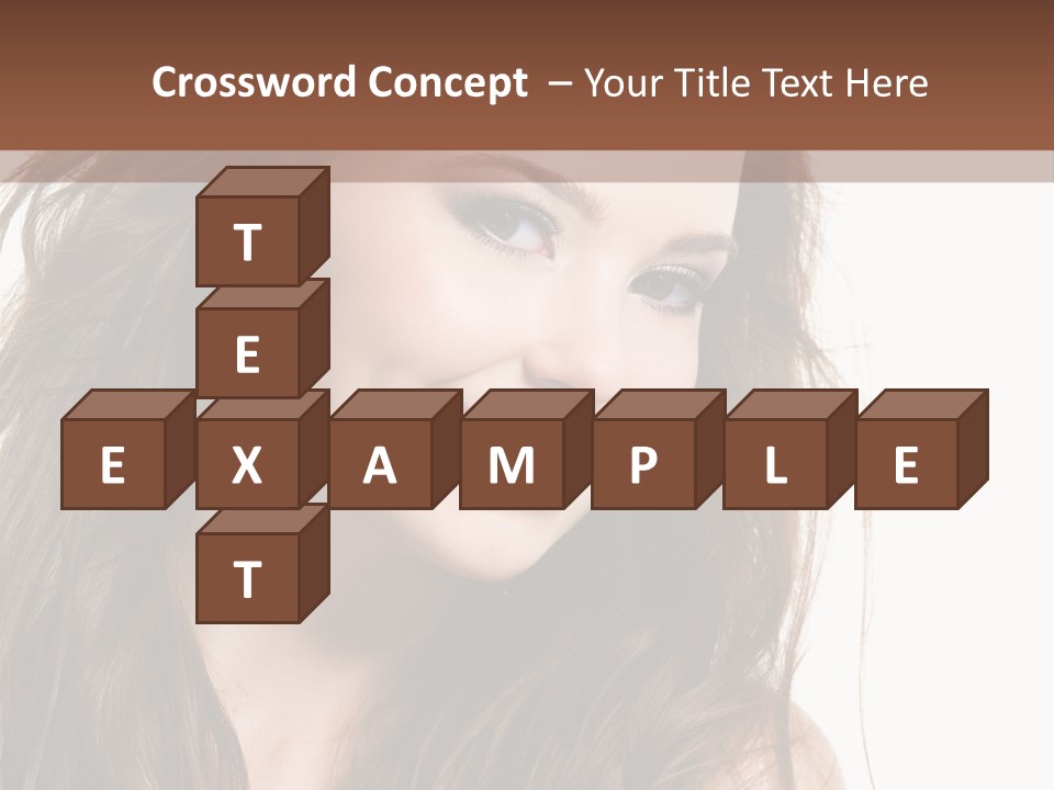 Isolated Elegance Young PowerPoint Template