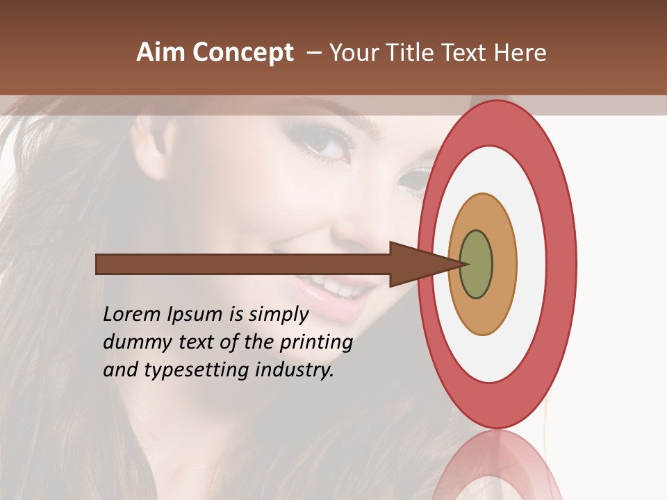 Isolated Elegance Young PowerPoint Template