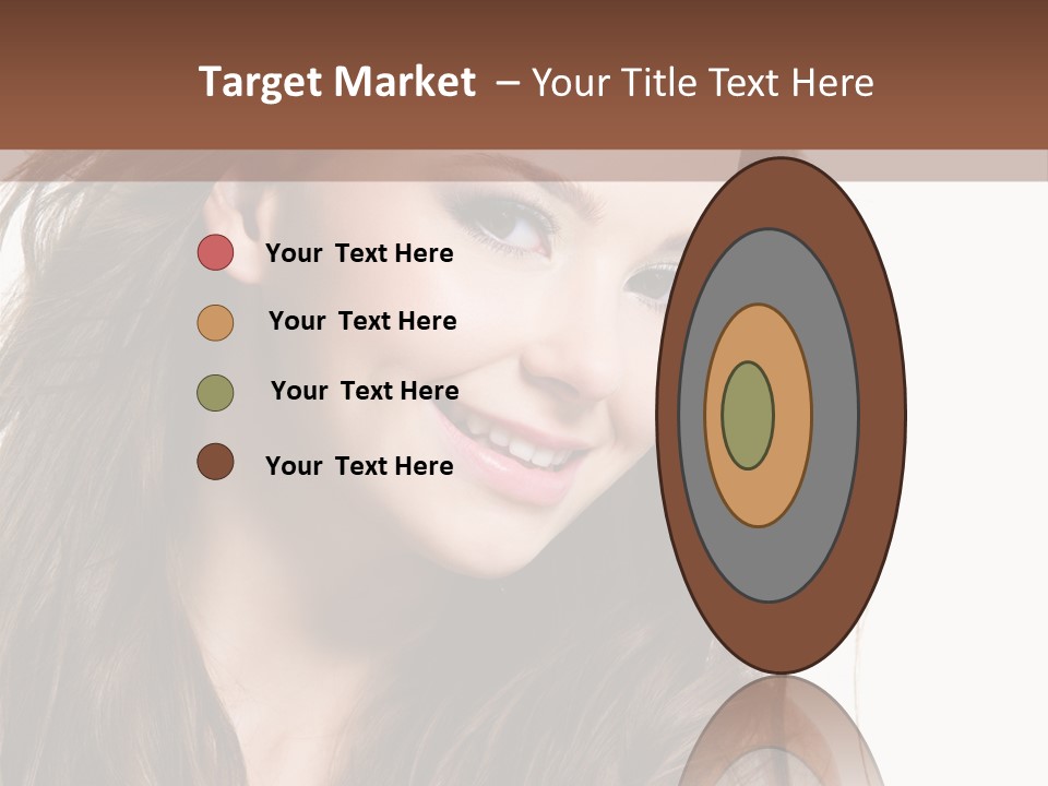 Isolated Elegance Young PowerPoint Template