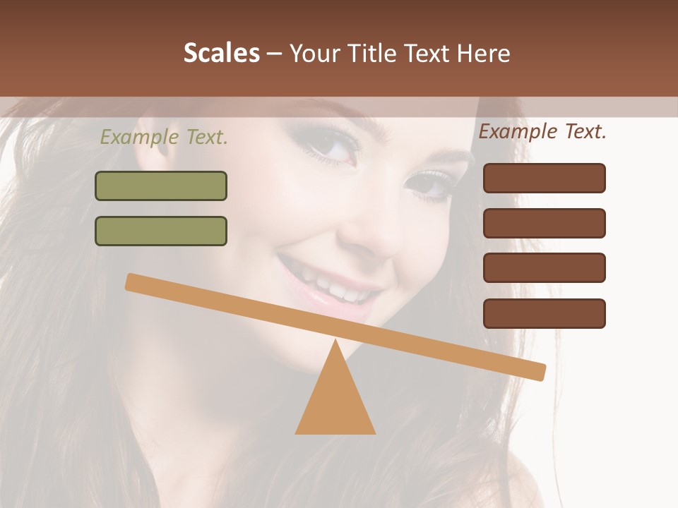 Isolated Elegance Young PowerPoint Template