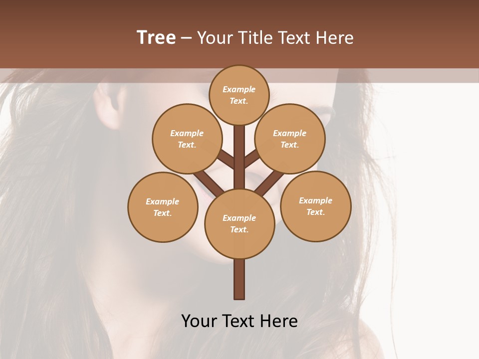 Isolated Elegance Young PowerPoint Template