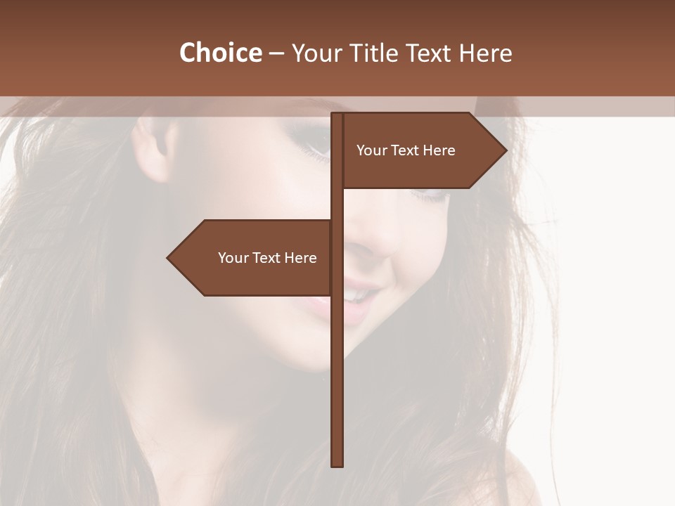 Isolated Elegance Young PowerPoint Template