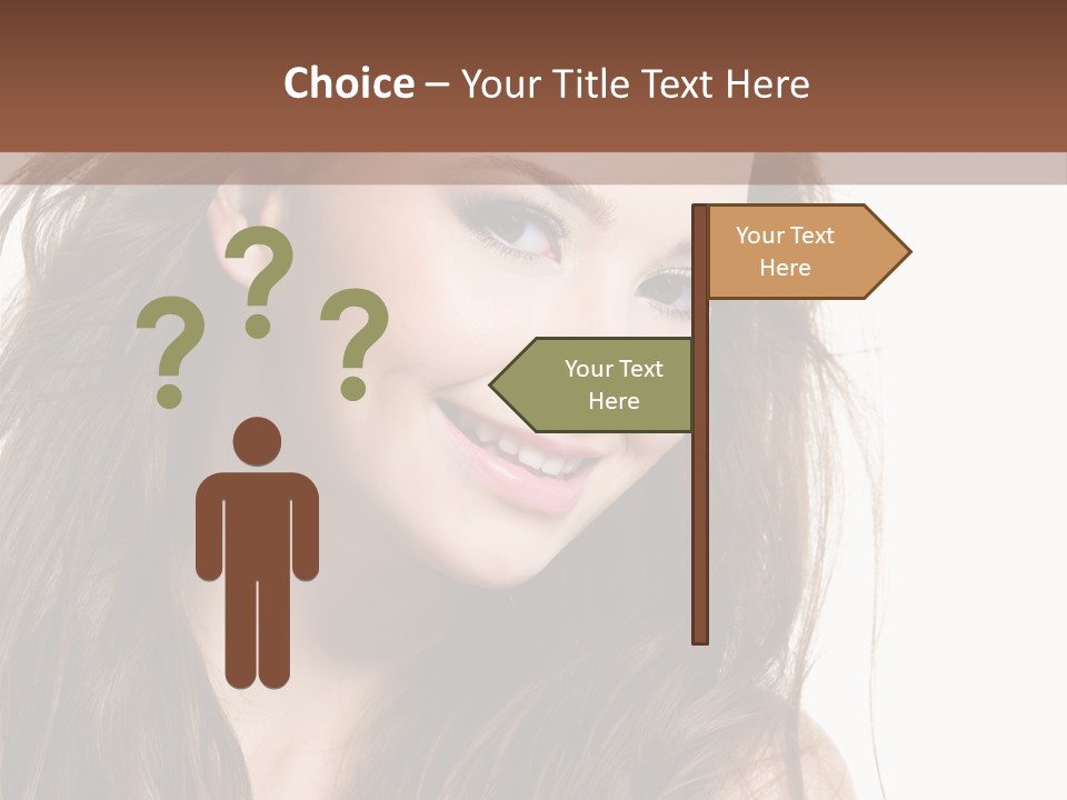 Isolated Elegance Young PowerPoint Template