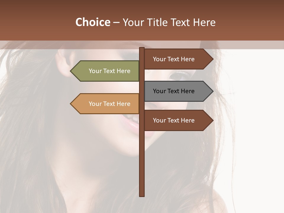 Isolated Elegance Young PowerPoint Template