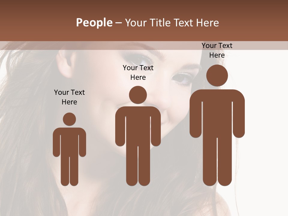 Isolated Elegance Young PowerPoint Template