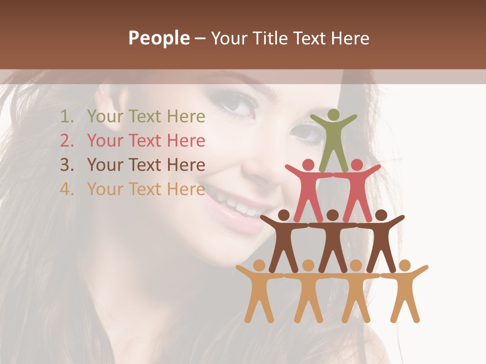 Isolated Elegance Young PowerPoint Template