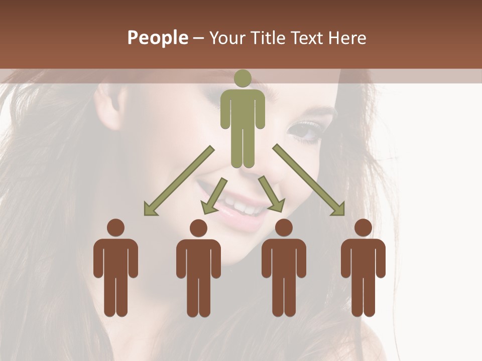 Isolated Elegance Young PowerPoint Template