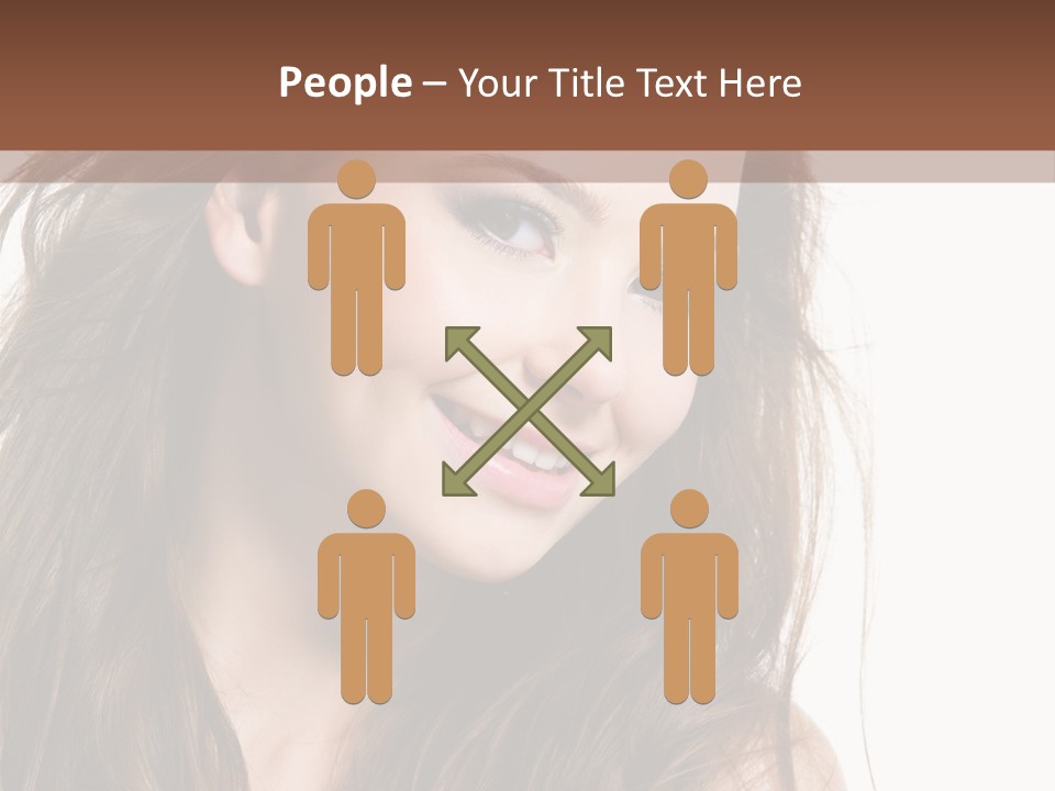 Isolated Elegance Young PowerPoint Template