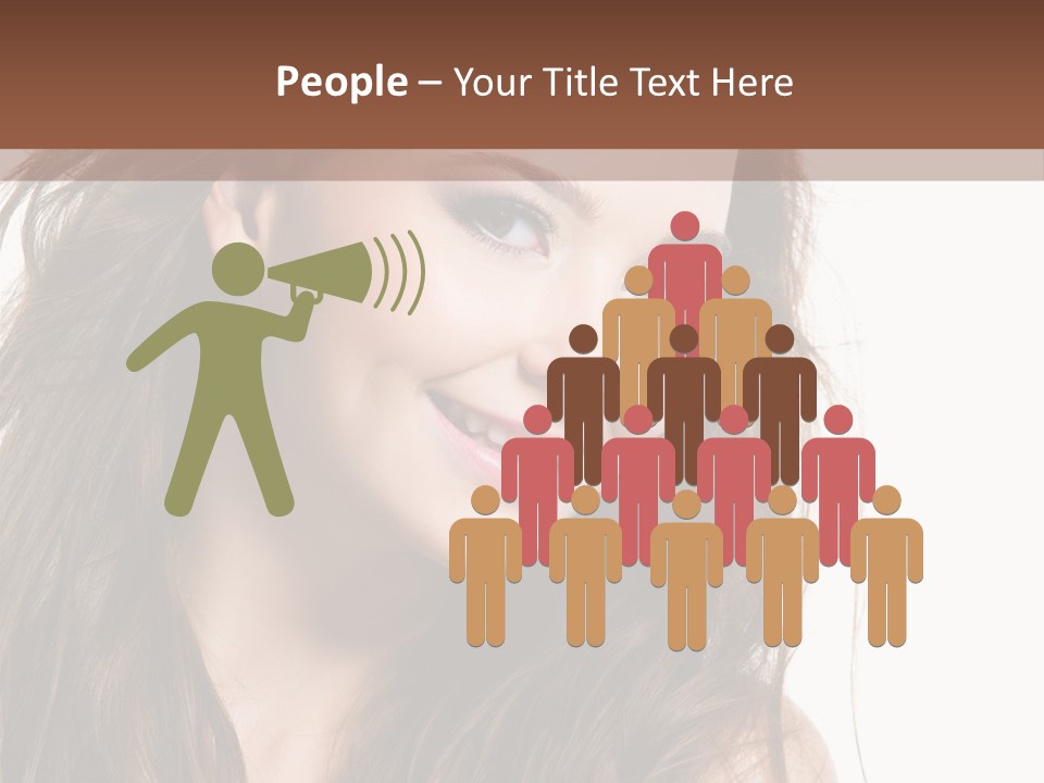 Isolated Elegance Young PowerPoint Template