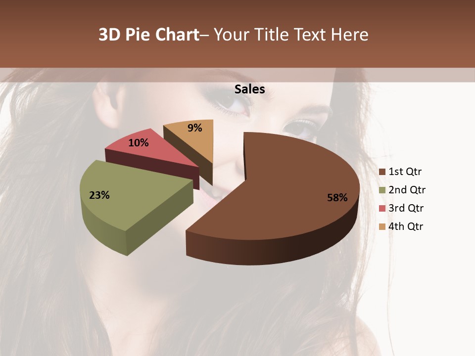 Isolated Elegance Young PowerPoint Template