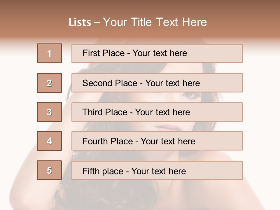 Sensuality S Brown PowerPoint Template