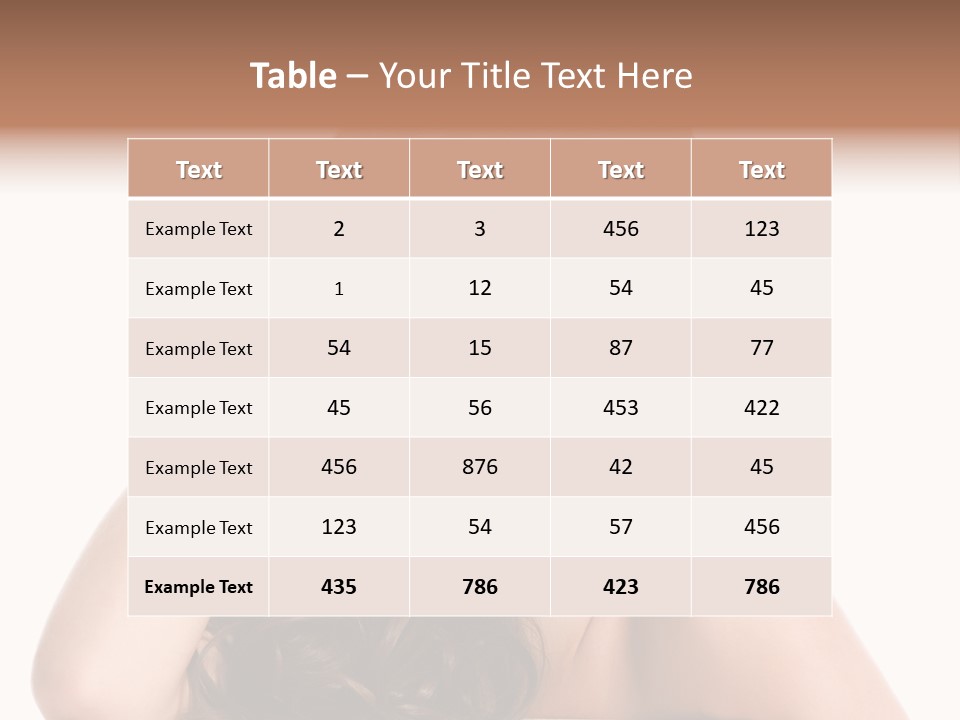 Sensuality S Brown PowerPoint Template