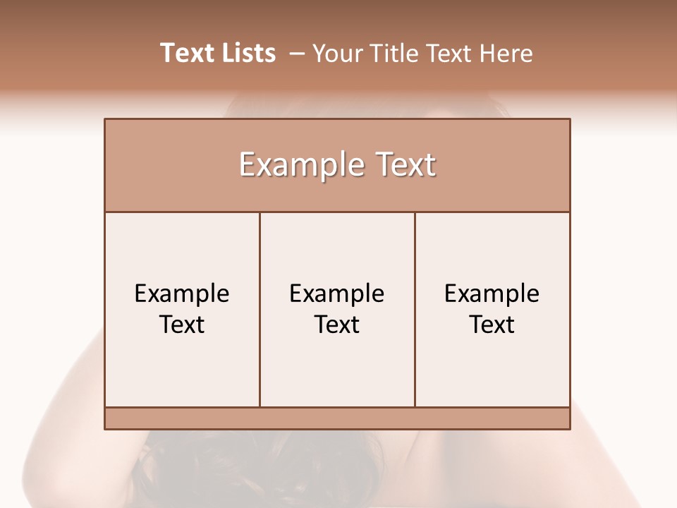 Sensuality S Brown PowerPoint Template