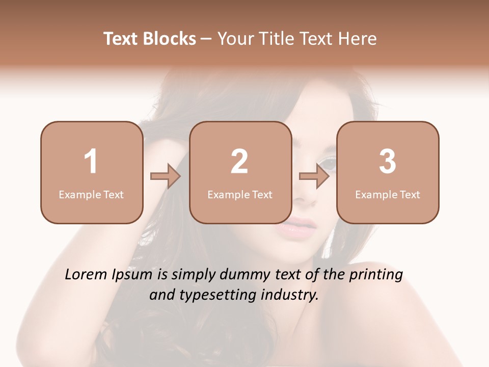 Sensuality S Brown PowerPoint Template