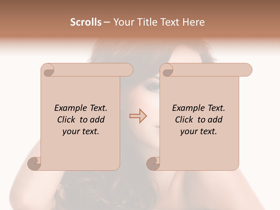 Sensuality S Brown PowerPoint Template