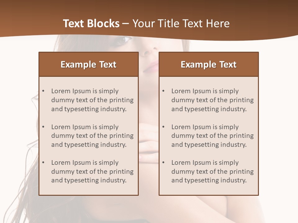 Carefree Portrait Long PowerPoint Template