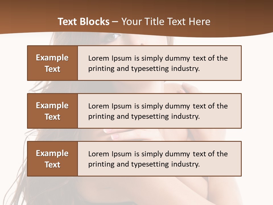 Carefree Portrait Long PowerPoint Template