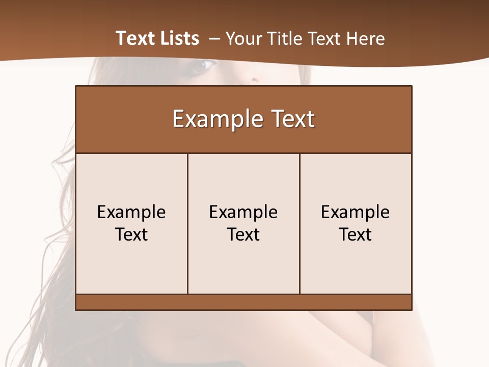 Carefree Portrait Long PowerPoint Template