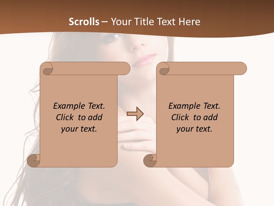 Carefree Portrait Long PowerPoint Template