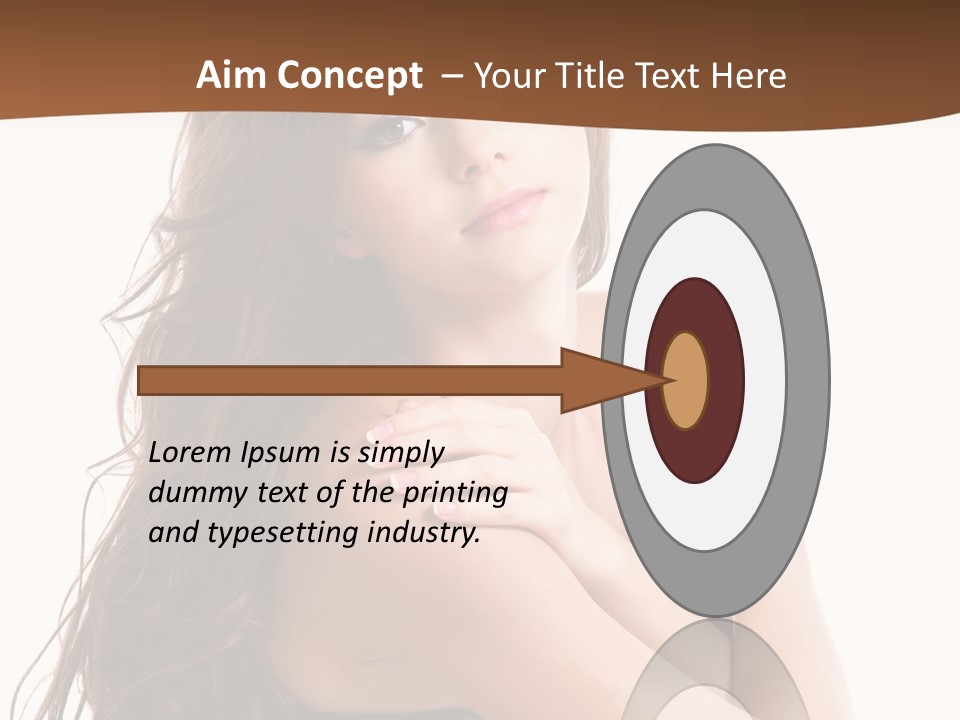 Carefree Portrait Long PowerPoint Template