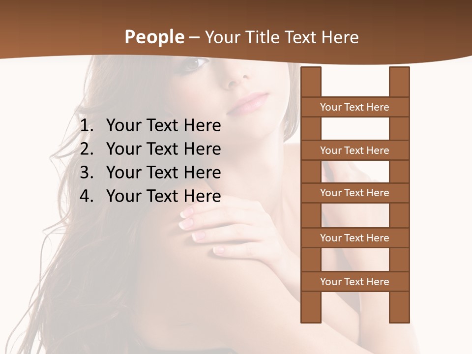 Carefree Portrait Long PowerPoint Template