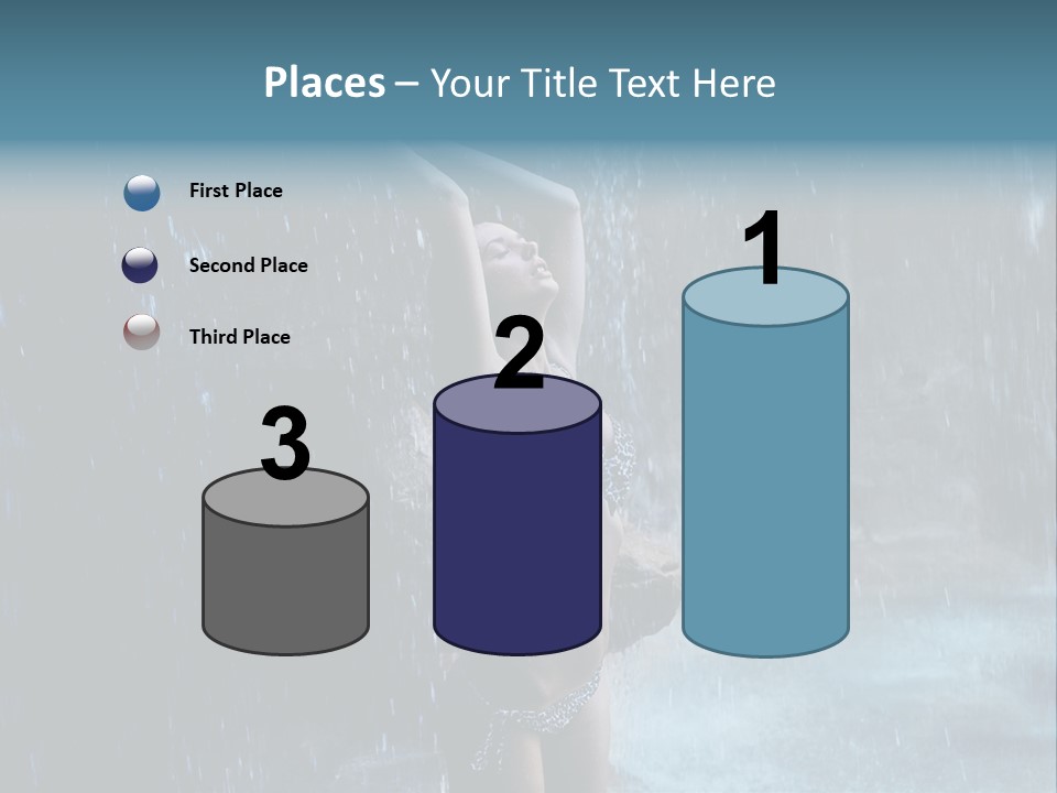 Person Relax Female PowerPoint Template