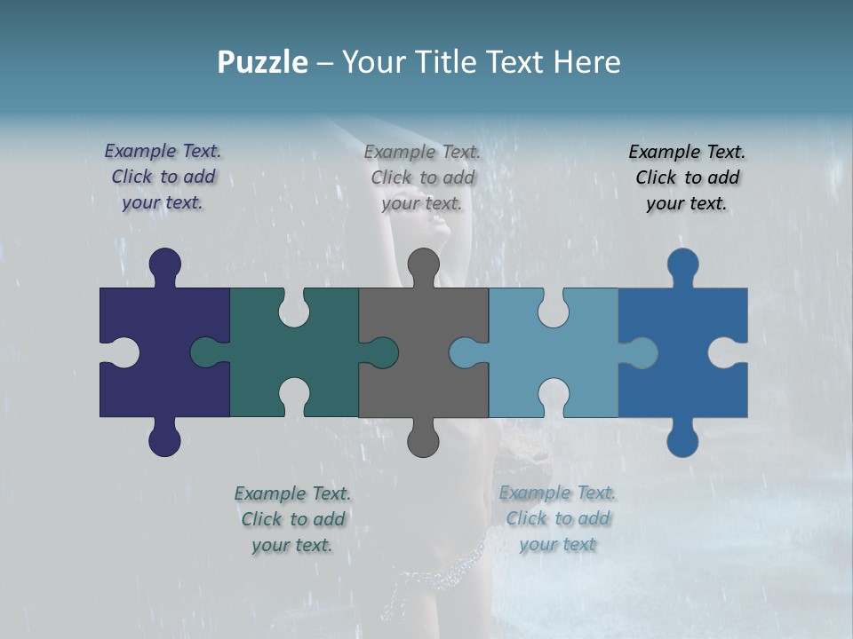 Person Relax Female PowerPoint Template