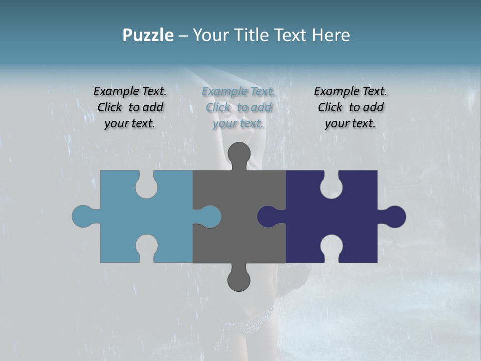 Person Relax Female PowerPoint Template