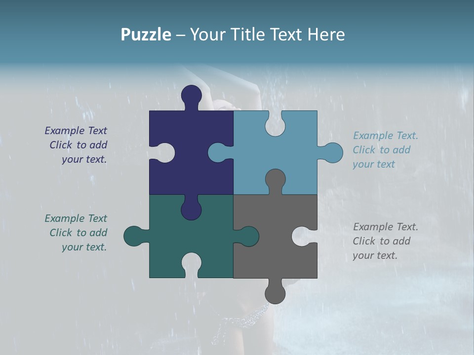 Person Relax Female PowerPoint Template