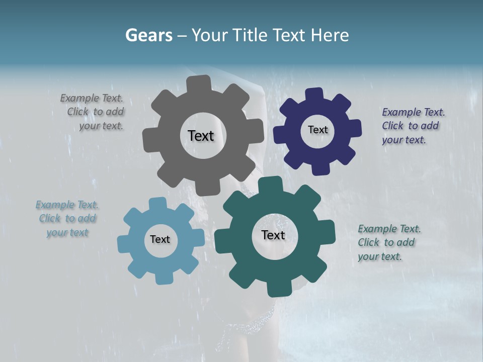 Person Relax Female PowerPoint Template