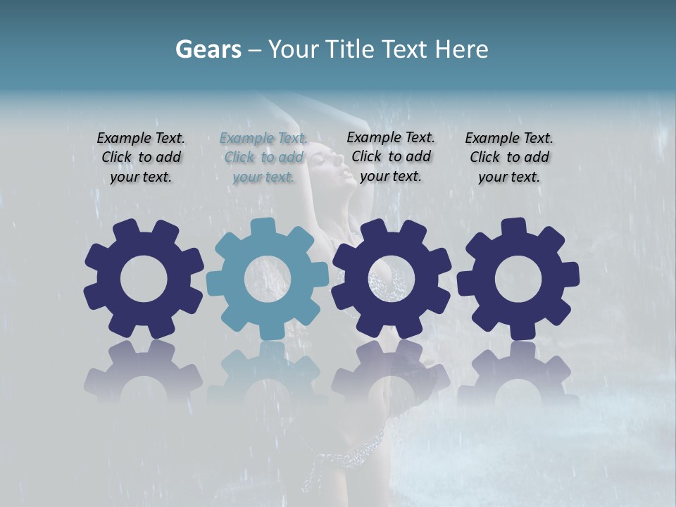 Person Relax Female PowerPoint Template