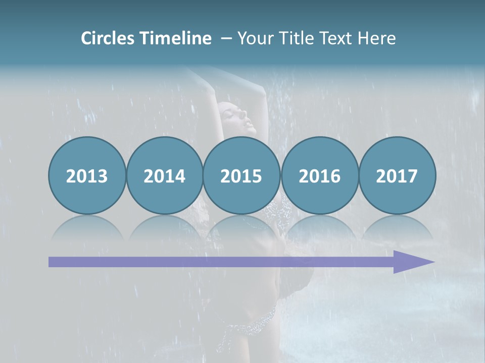 Person Relax Female PowerPoint Template