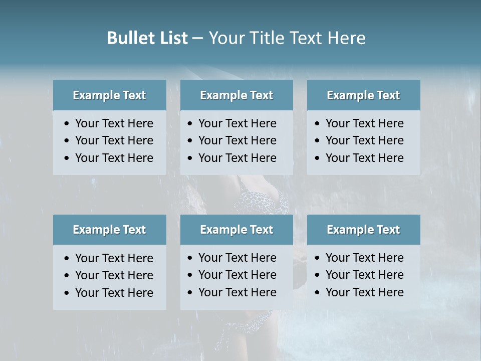 Person Relax Female PowerPoint Template