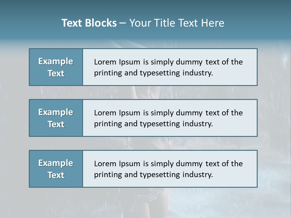 Person Relax Female PowerPoint Template