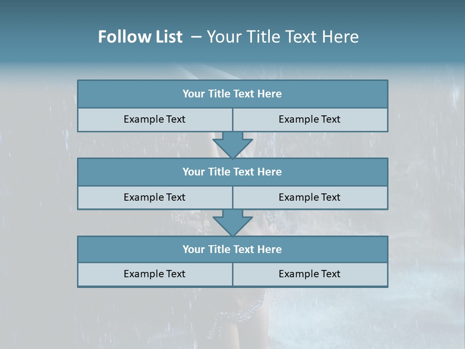 Person Relax Female PowerPoint Template