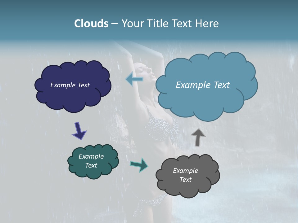Person Relax Female PowerPoint Template