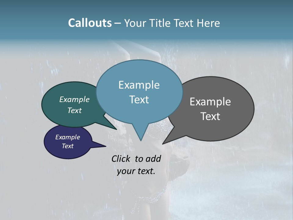 Person Relax Female PowerPoint Template