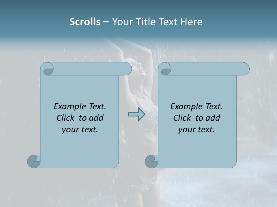 Person Relax Female PowerPoint Template