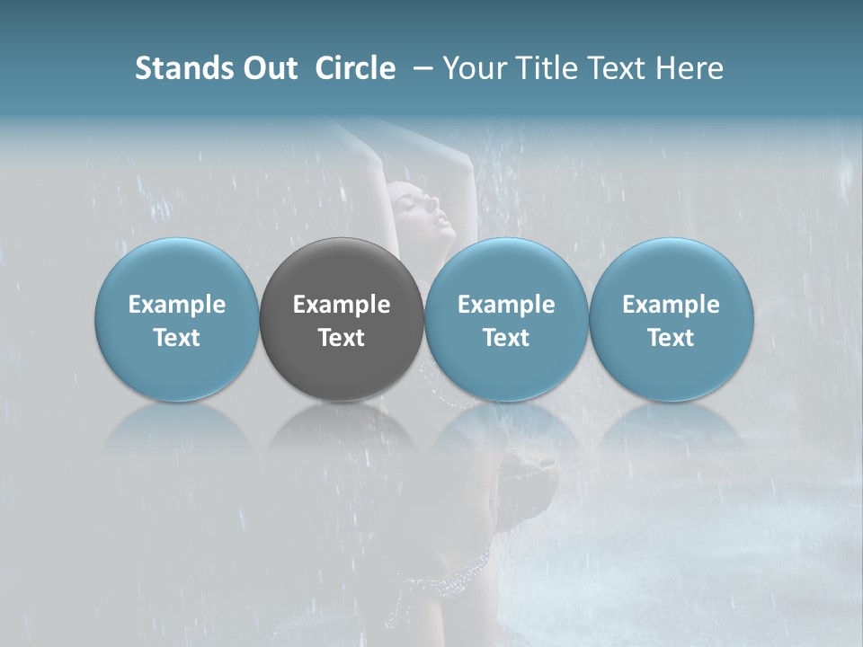 Person Relax Female PowerPoint Template