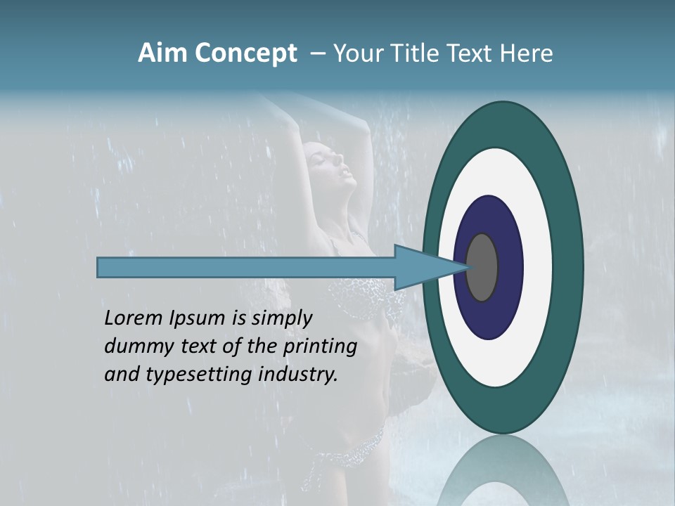 Person Relax Female PowerPoint Template