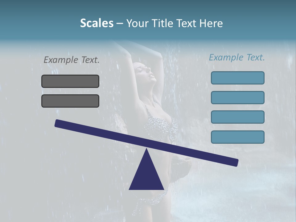 Person Relax Female PowerPoint Template
