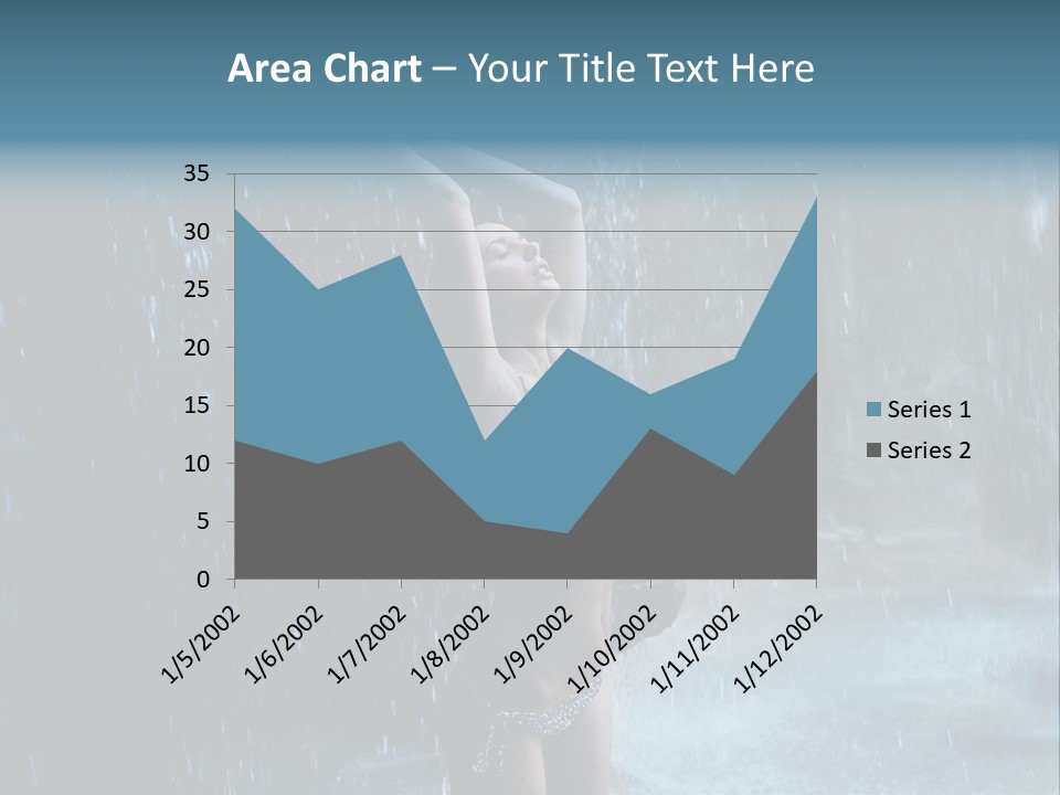 Person Relax Female PowerPoint Template