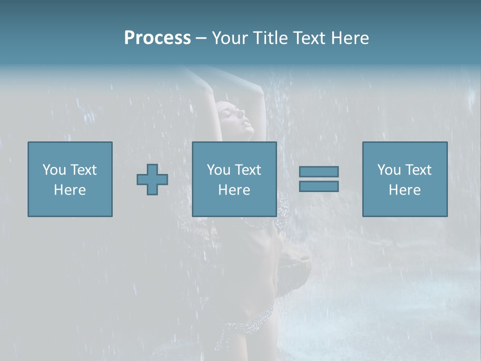 Person Relax Female PowerPoint Template