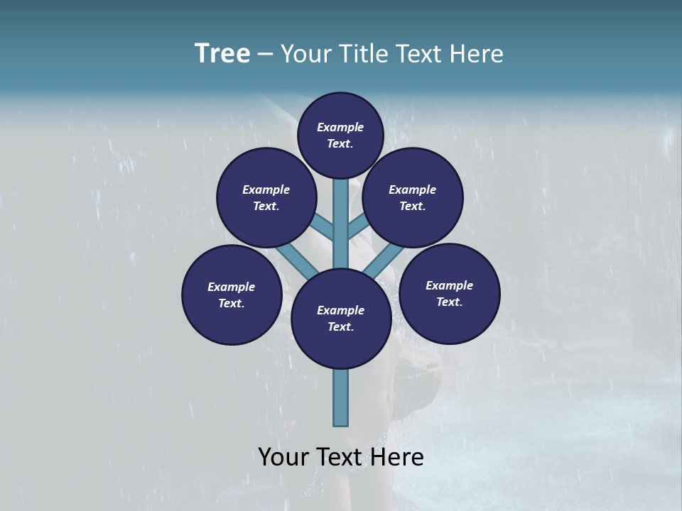 Person Relax Female PowerPoint Template