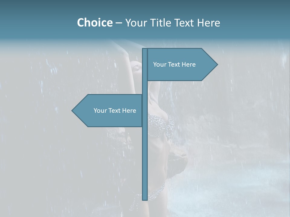 Person Relax Female PowerPoint Template