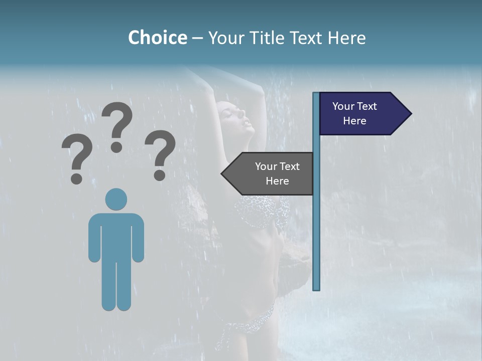 Person Relax Female PowerPoint Template